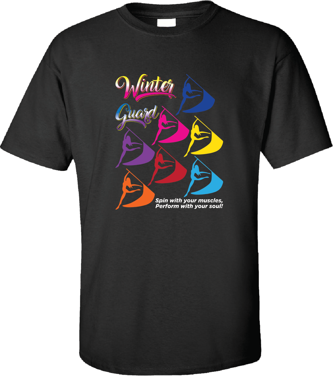 Winter Guard (flags) T-shirt